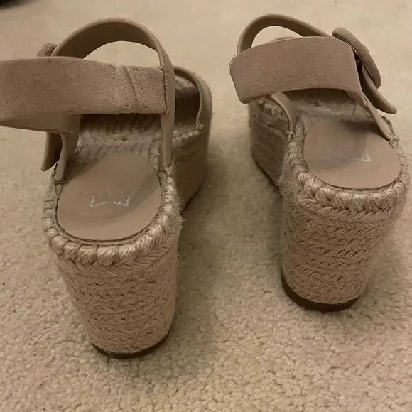 EUC Marc Fisher Rex Platform Espadrille Wedge Sandal - Picture 8 of 11